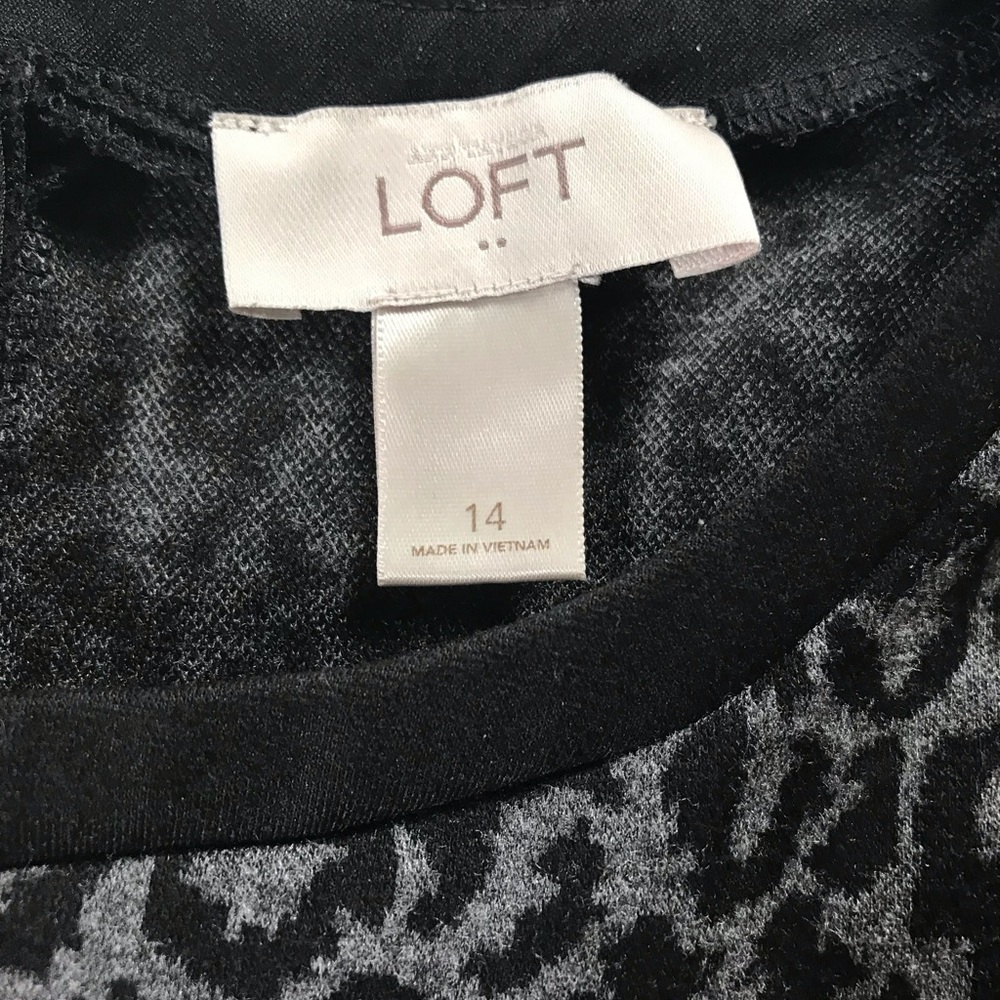 Loft Leopard Print Dress - Picture 9 of 9
